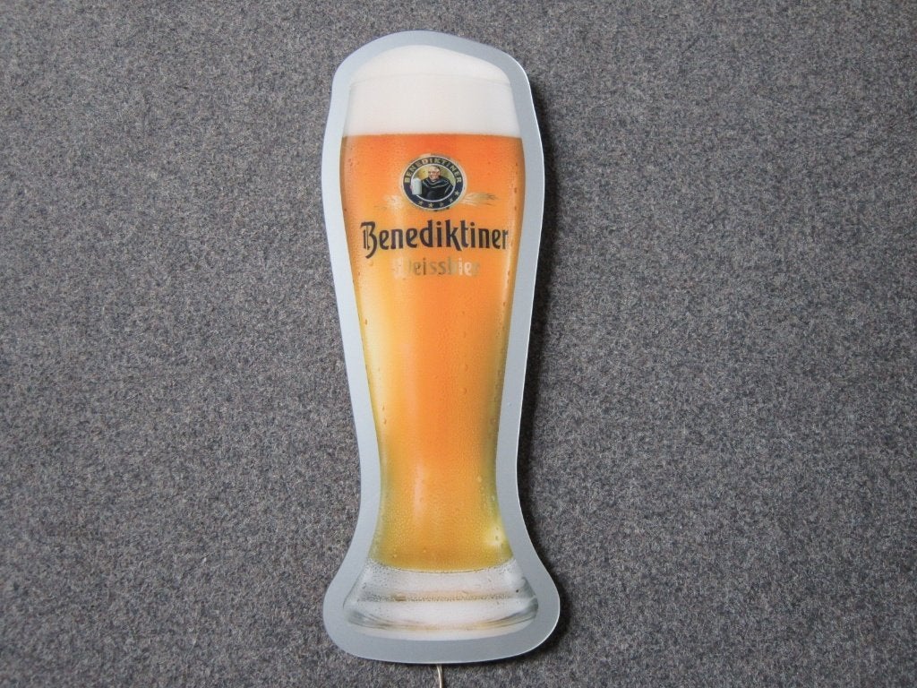 BENEDIKTINER BIER LED LICHTRECLAME, Ophalen, Zo goed als nieuw, Overige typen, Overige merken