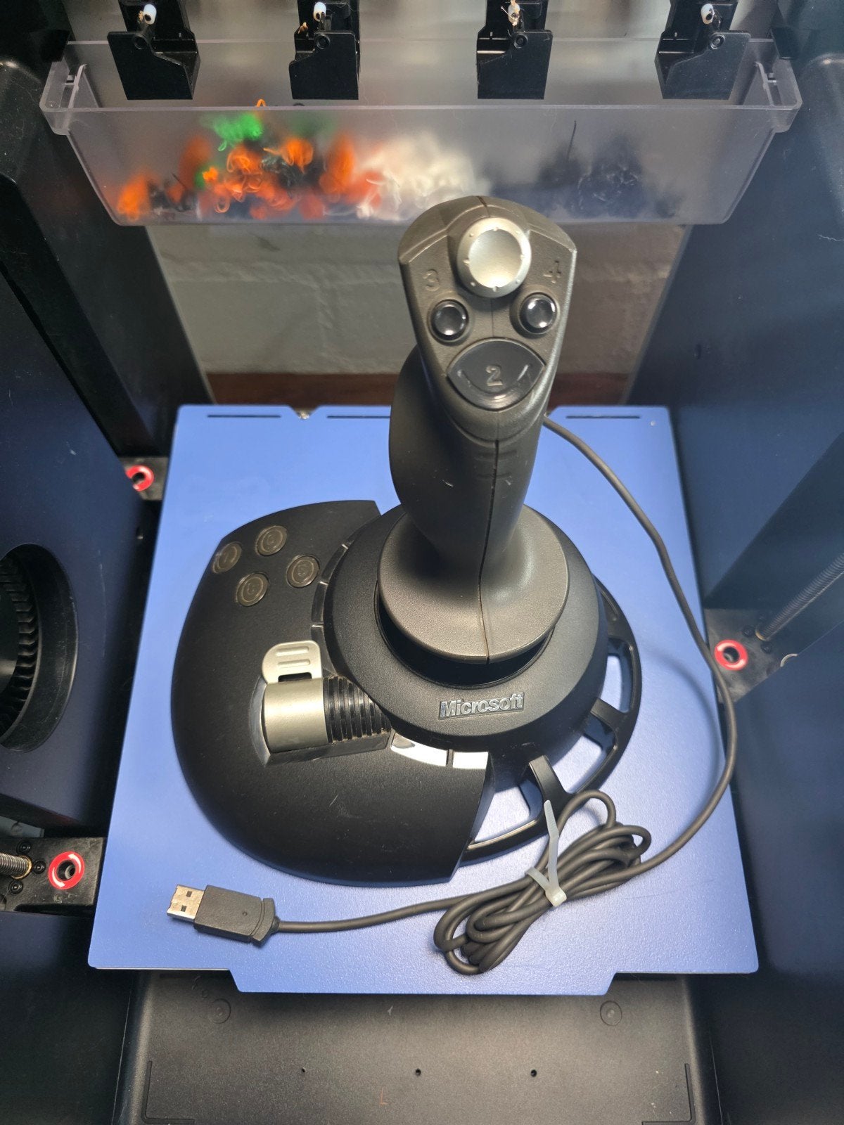 Microsoft SideWinder Precision 2 Joystick - USB, Ophalen of Verzenden, Gebruikt, Microsoft