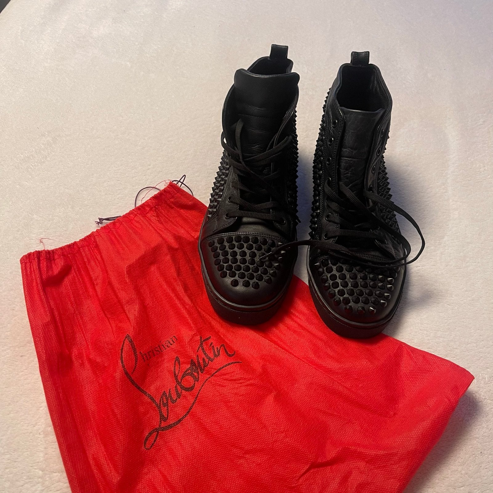 Nieuwe Christian Louboutin Sneakers - Maat 42, Ophalen of Verzenden, Nieuw, Zwart, Sneakers of Gympen