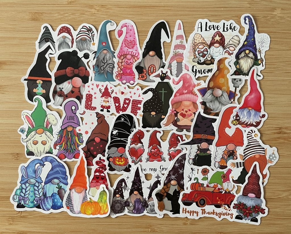 Herfst kabouter stickers, Verzenden, Nieuw, Meerdere stickers
