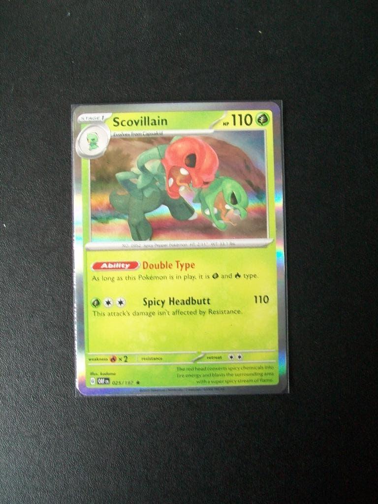 1983: Nieuwe Pokemon Kaart Holo Rare SCOVILLAIN   (025/197), Verzenden, Nieuw, Losse kaart, Foil
