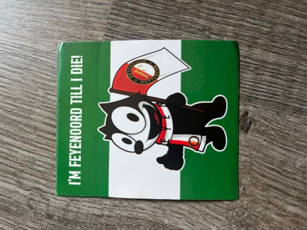 Feyenoord Sticker - I'M FEYENOORD TILL I DIE!, Ophalen of Verzenden, Nieuw, Sport