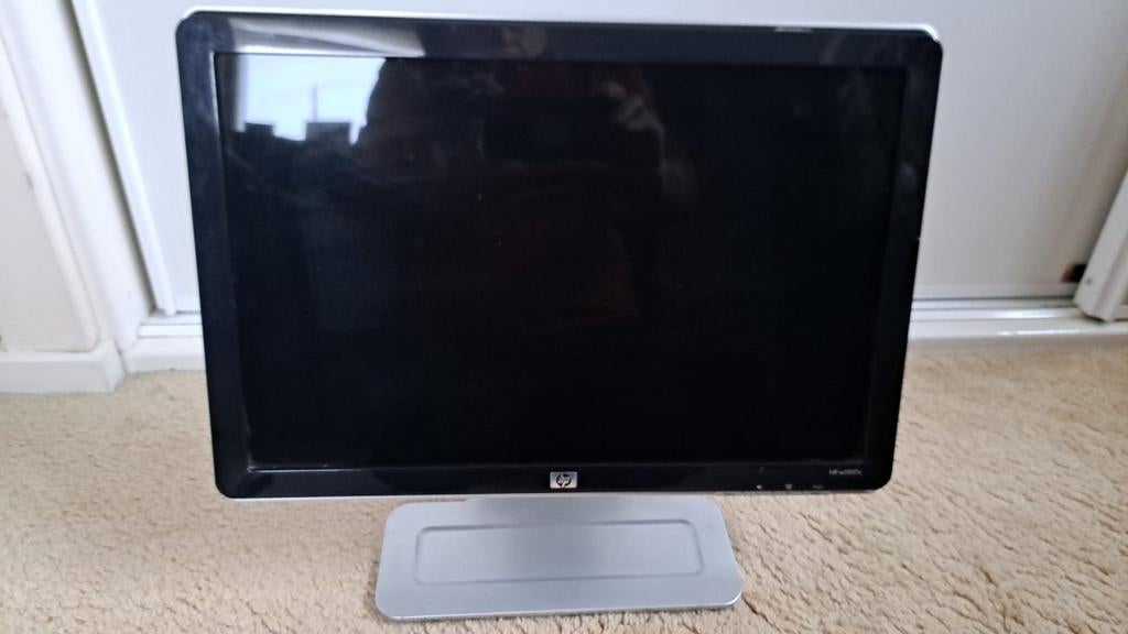 HP w1907v 19 inch LCD Monitor - Gebruikt, Computers en Software, Monitoren, Ophalen, Gebruikt, HP, Overige resoluties