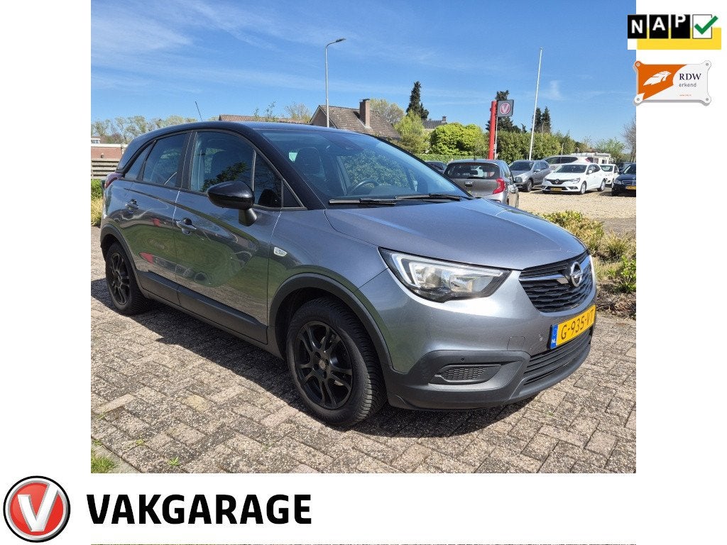 Opel Crossland X 1.2 trekhaak, lm velgen (bj 2017), Auto's, Voorwielaandrijving, 1063 kg, Gebruikt, Euro 6