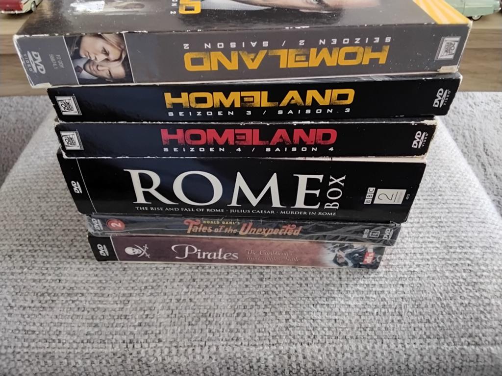6 dvd boxen alles samen 5,00, Alle leeftijden, Ophalen of Verzenden, Zo goed als nieuw