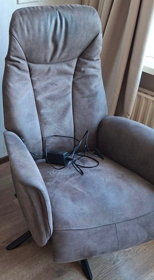 relaxfauteuil relaxstoel elektrische met accu en draaipoot, Ophalen
