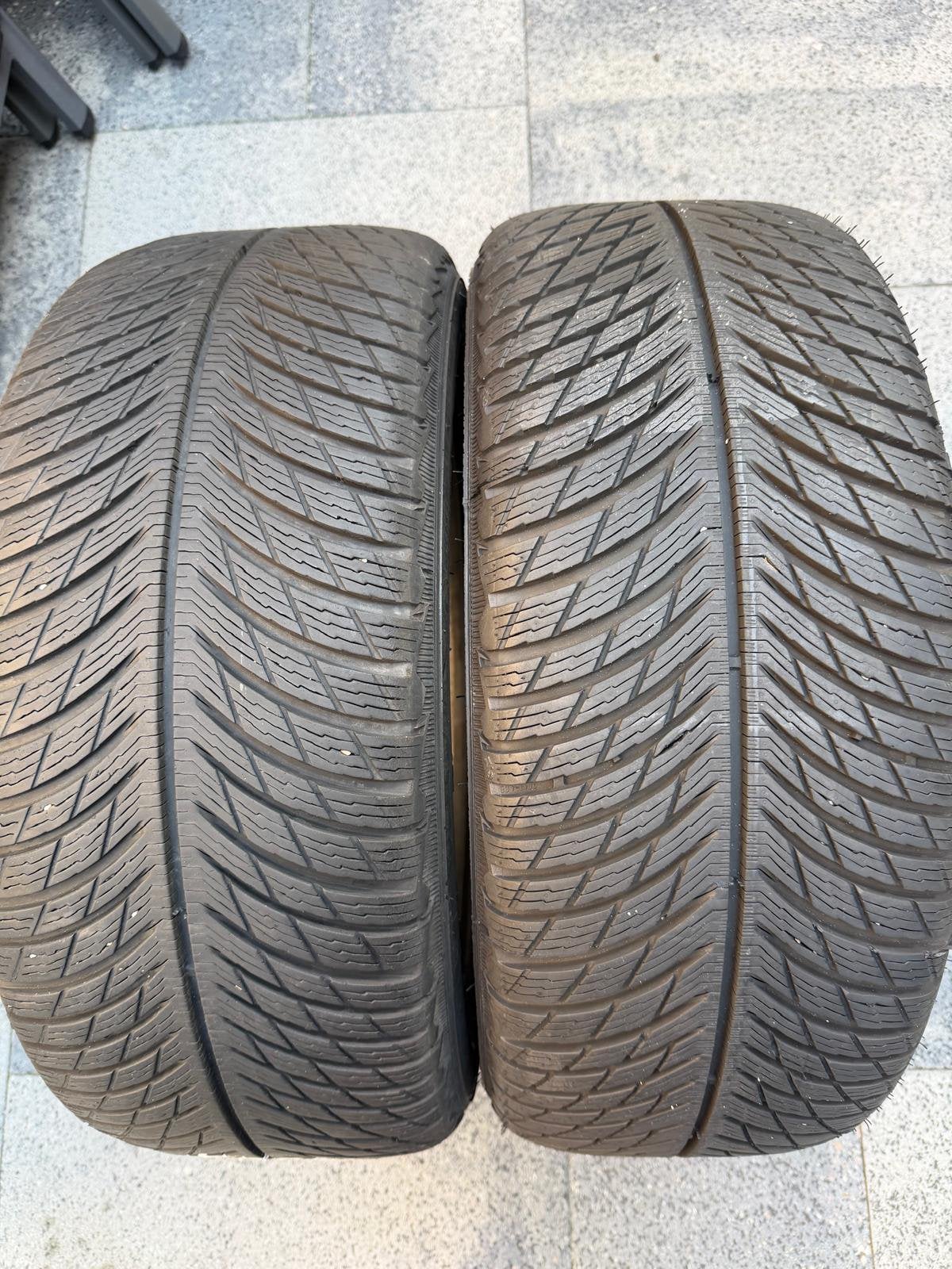 2x225/45r18 Michelin, Ophalen, 18 inch, Gebruikt, Winterbanden