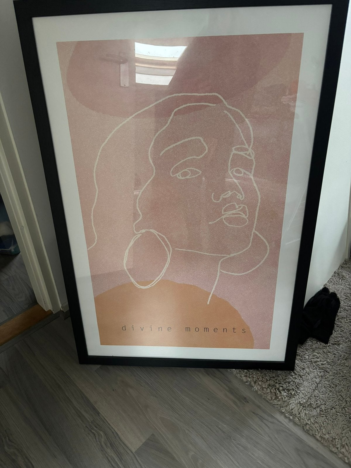 Leuke poster inclusief lijst, Huis en Inrichting, Ophalen, Zo goed als nieuw