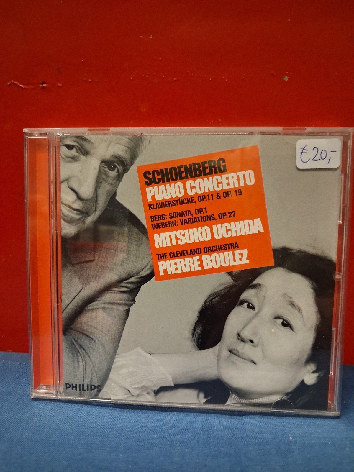 Schoenberg Piano Concerto - Mitsuko Uchida, Pierre Boulez, Gebruikt, Overige componisten, Soloconcert, Ophalen of Verzenden