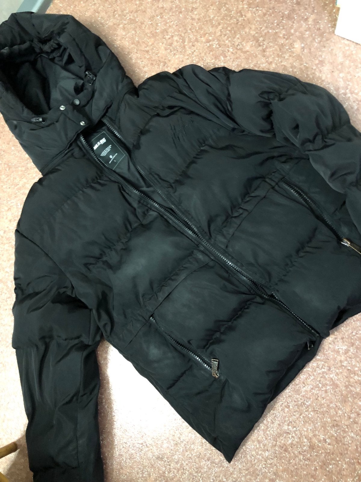 Malelions Winterjas Maat L Zwart, Kleding | Heren, Ophalen of Verzenden, Gedragen, Maat 52/54 (L), Zwart
