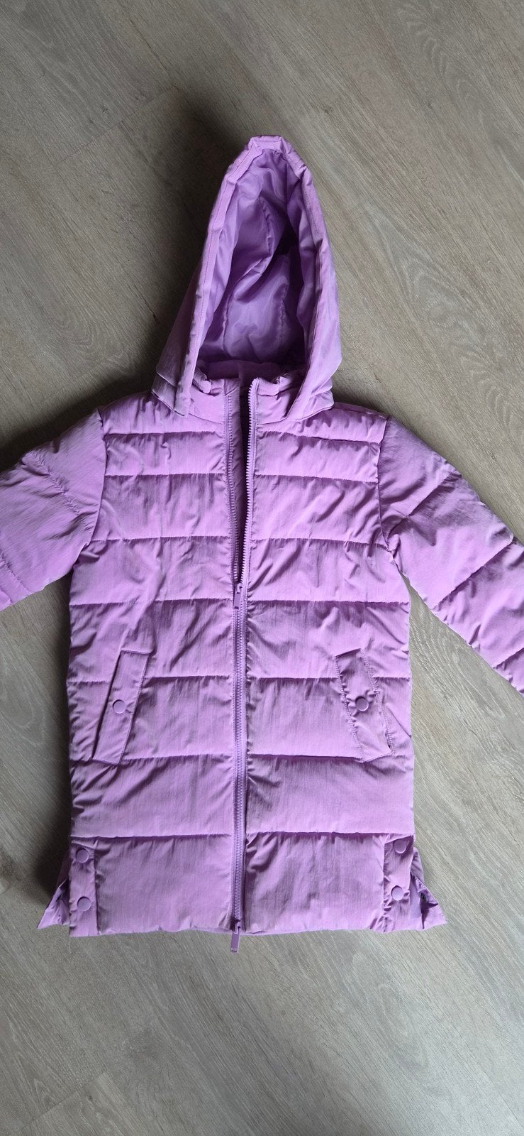 3 voor 1! Winterjas, bikerjack en teddy jack, Meisje, H&M, Ophalen of Verzenden, Zo goed als nieuw