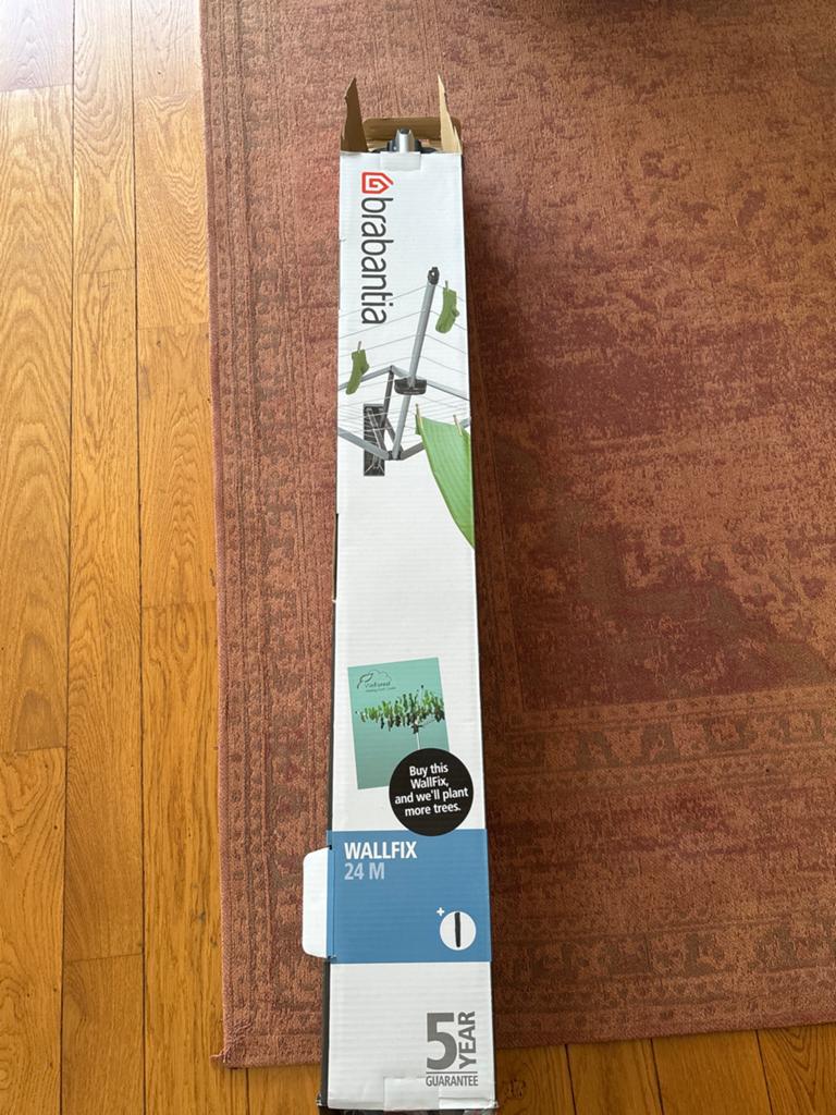 Brabantia WallFix Droogmolen 24M - Nieuw in doos, Ophalen of Verzenden, Nieuw, Droogmolen