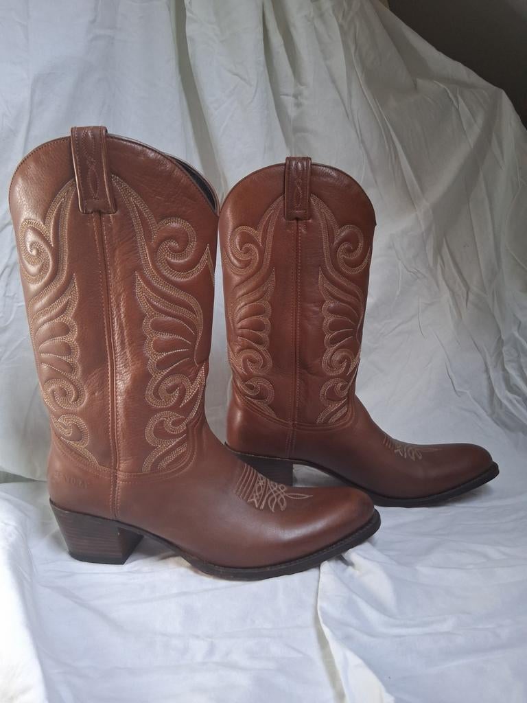 Sendra cowboylaarzen maat 42, Ophalen of Verzenden, Zo goed als nieuw, Bruin, Hoge laarzen