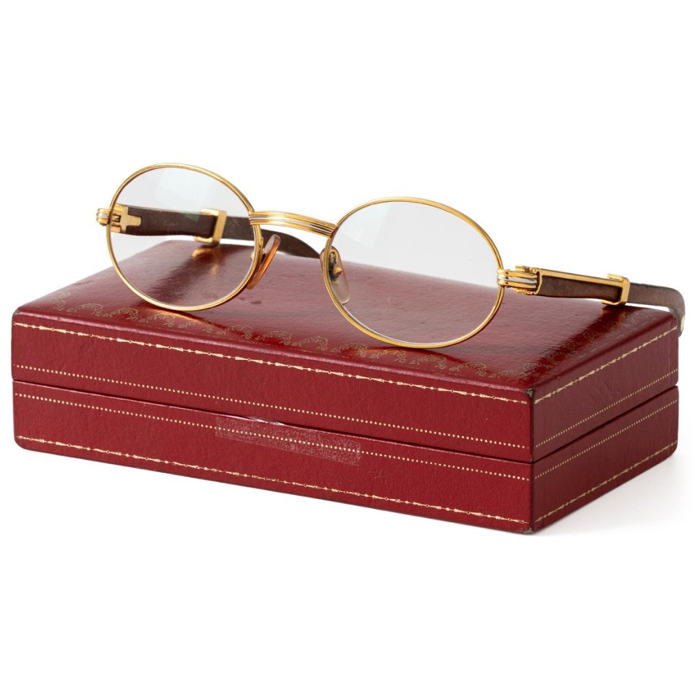 Originele Vintage Cartier bril - Sully - 53 22 135b, Overige merken, Gebruikt, Overige kleuren, Ophalen of Verzenden