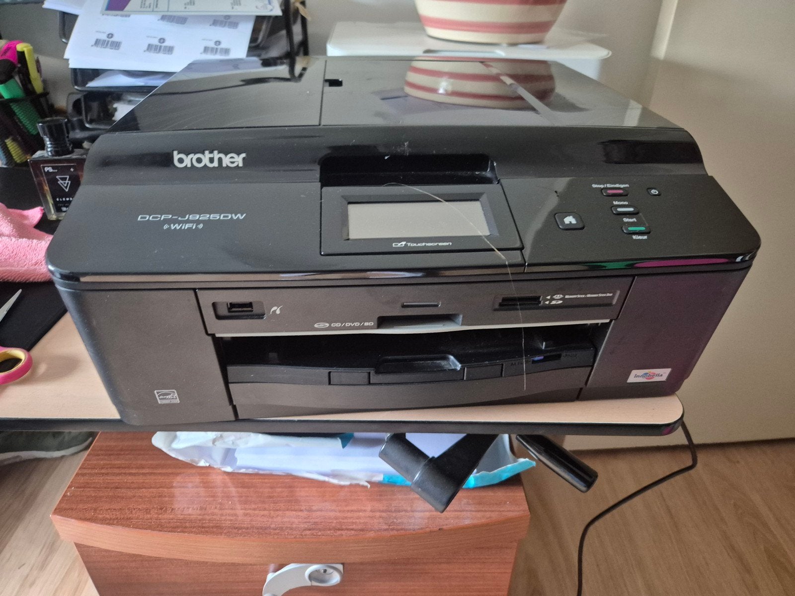 Brother DCP-J925DW kleurenprinter - Faillissementsveiling, Computers en Software, Printers, Kleur printen, Gebruikt, Inkjetprinter