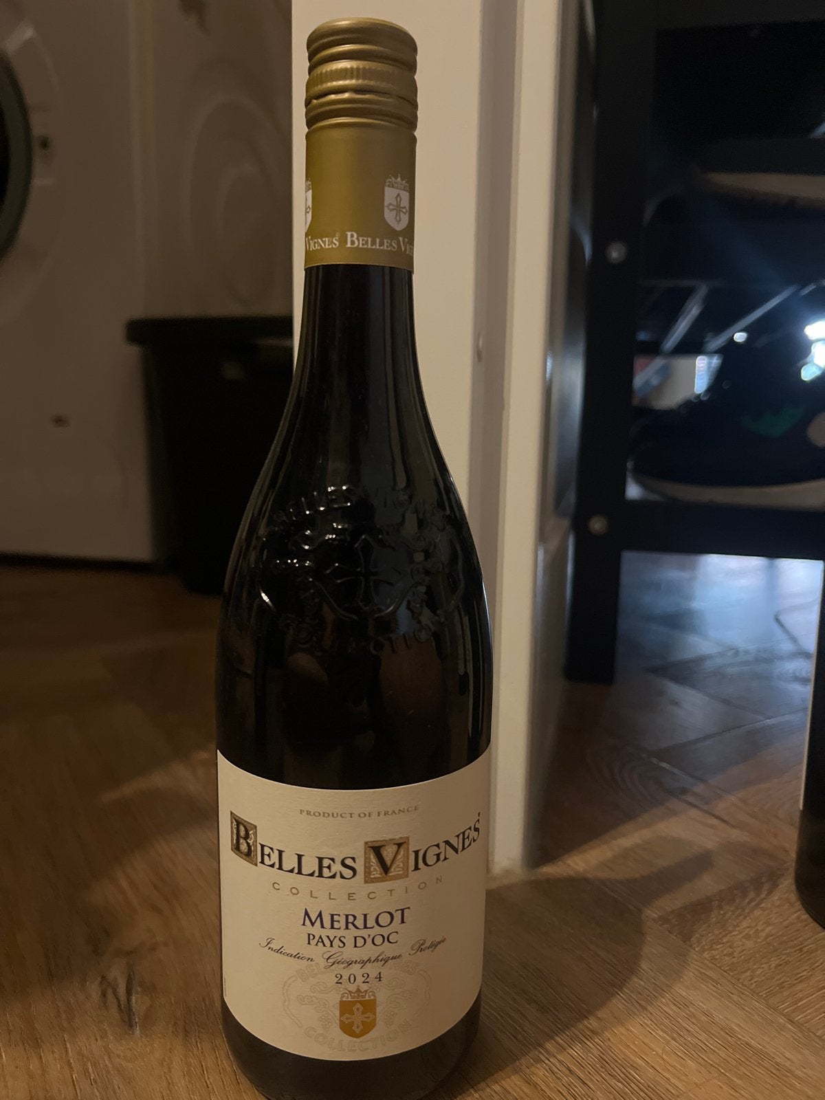 Belles Vignes Collection Merlot Pays d'Oc 2024 wijn fles, Frankrijk, Nieuw, Ophalen of Verzenden, Rode wijn