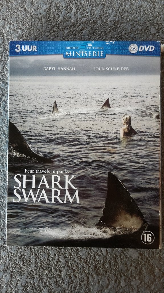 2DVD Shark Swarm - Mini Serie, Vanaf 16 jaar, Ophalen of Verzenden, Gebruikt, Boxset