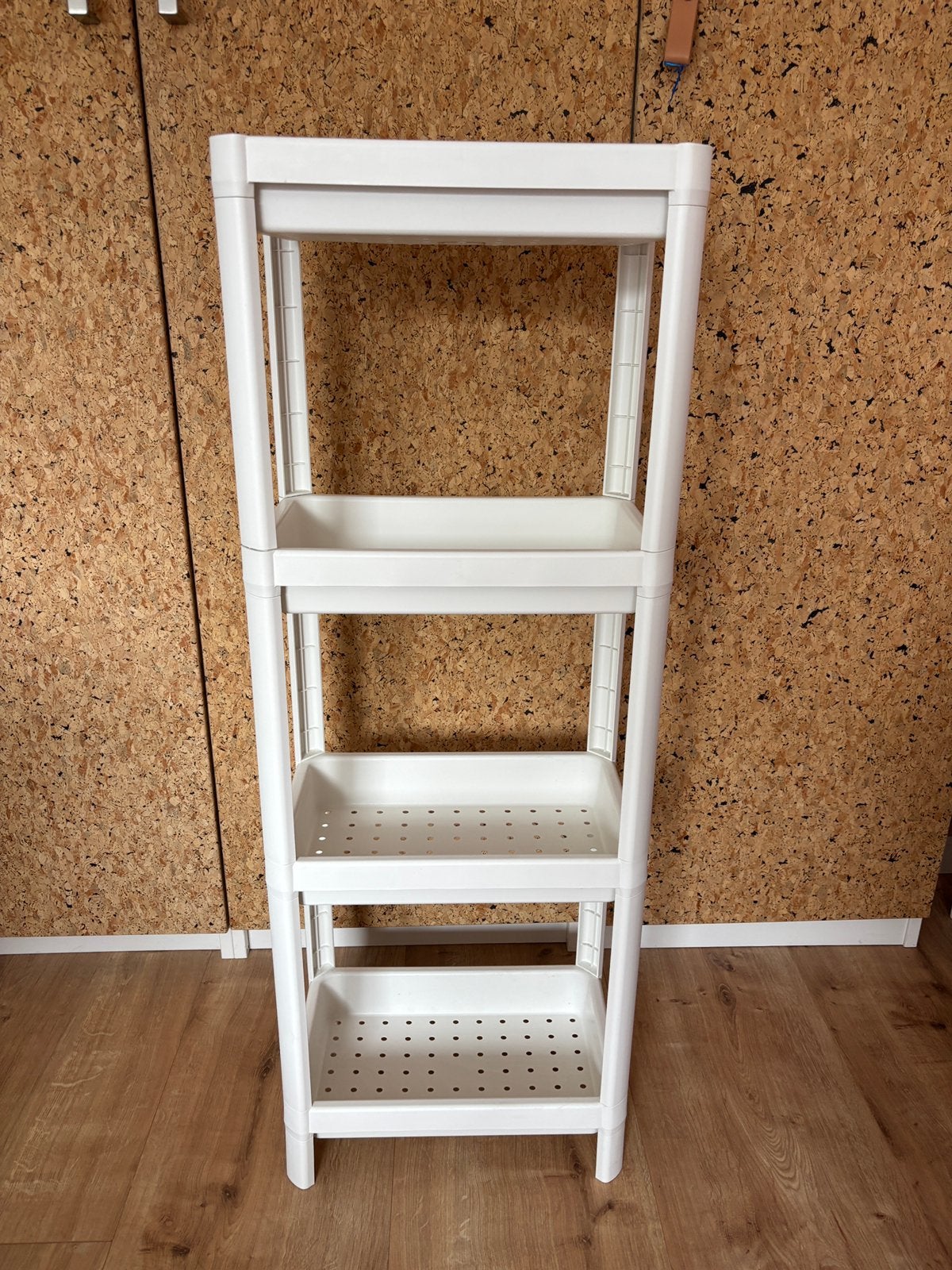 VESKEN Open kast, wit, 37x23x101 cm, Huis en Inrichting, Kasten | Stellingkasten, Ophalen, Gebruikt