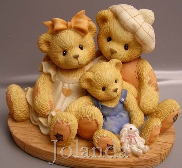 Cherished Teddies Penny, Candler and Boots, Ophalen of Verzenden, Zo goed als nieuw, Beeldje, Cherished Teddies