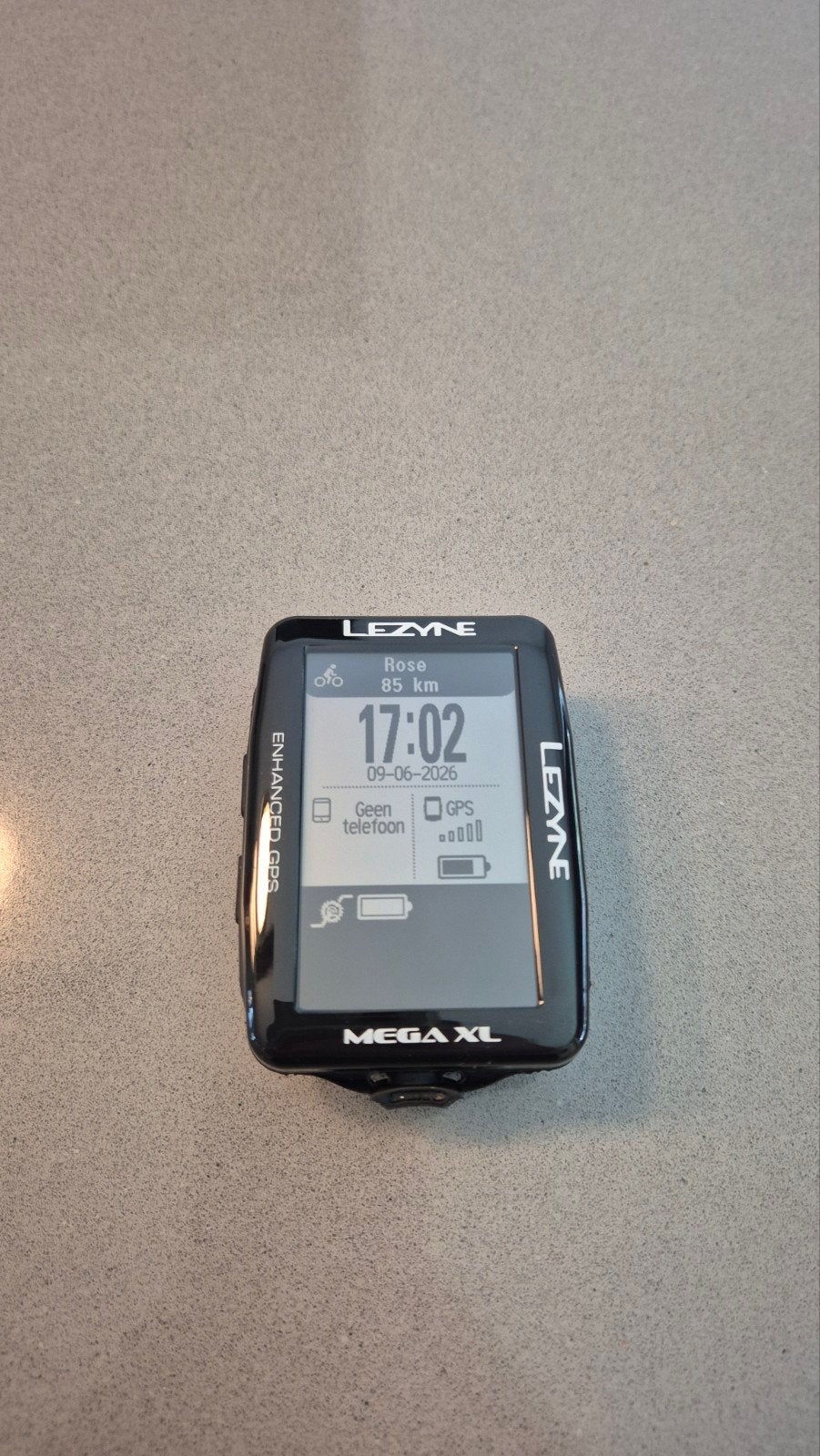 Lezyne Mega xl GPS fietscomputer., Ophalen of Verzenden, Cadanssensor
