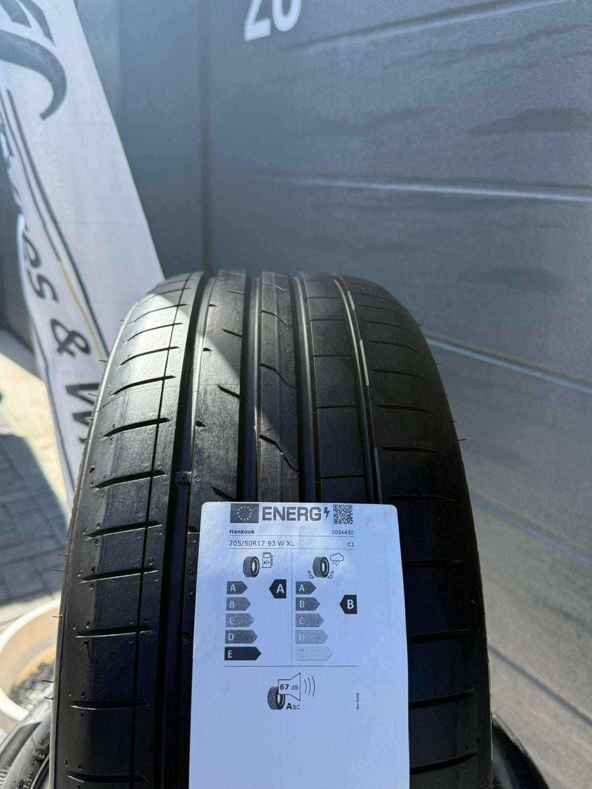 4x 205 50 R17 93W Hankook ion evo XL EV 205 50 17, Nieuw, 17 inch, Band(en), Personenwagen
