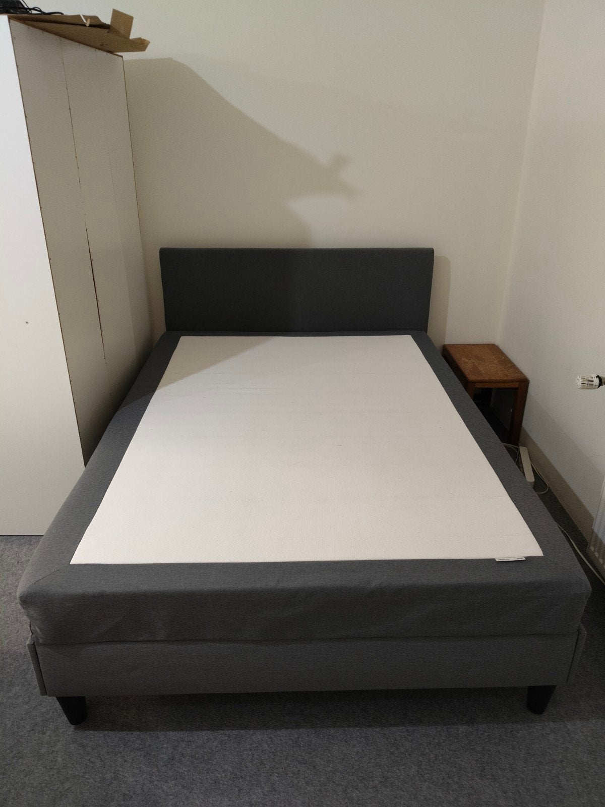 IKEA Säbövik boxspring en matras140x200, Ophalen, Gebruikt, Tweepersoons, 140 cm