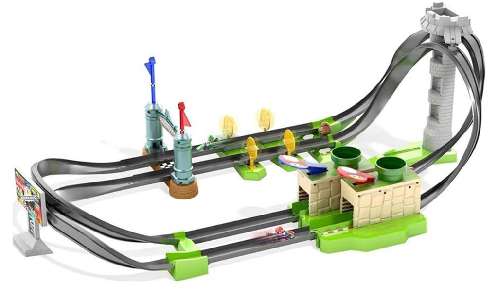 Mario hot wheels baan, Kinderen en Baby's, Speelgoed | Racebanen, Ophalen, Gebruikt, Handmatig, Hot Wheels