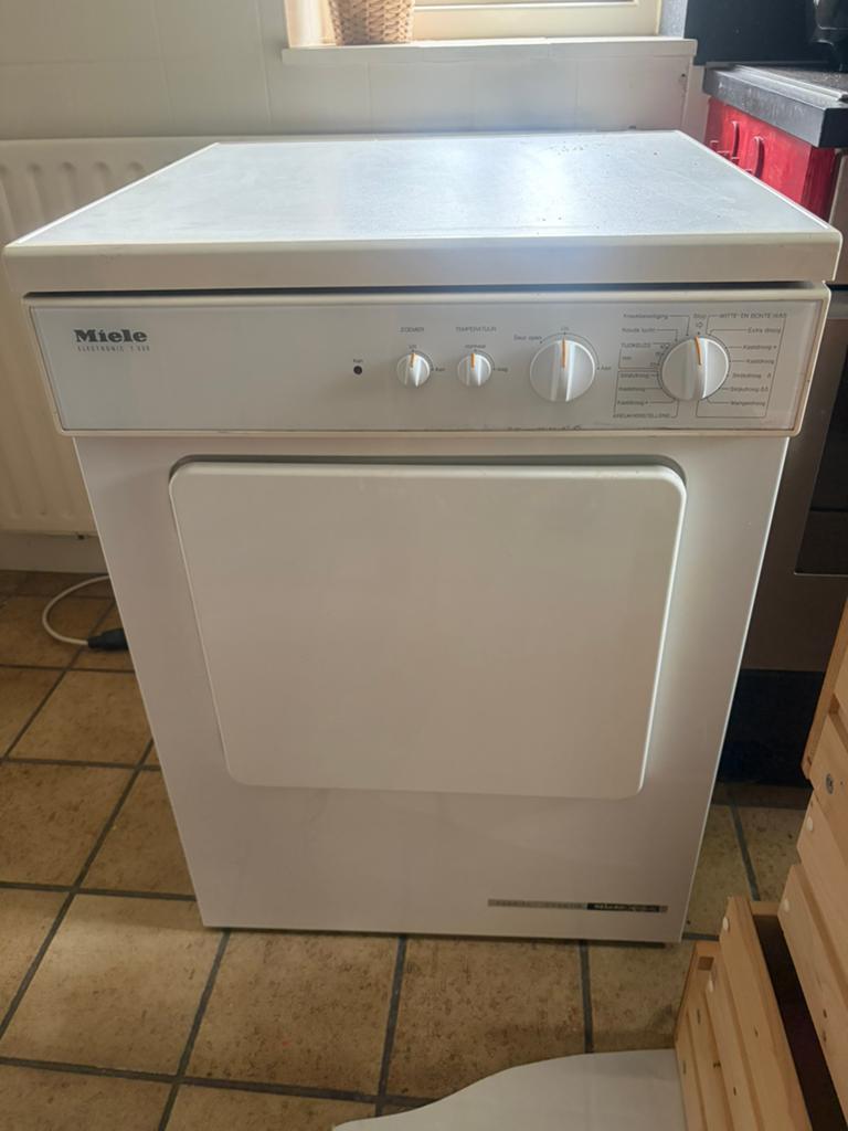 Miele Electronic T 350 Wasdroger, Witgoed en Apparatuur, Wasdrogers, Ophalen, 6 tot 8 kg, Gebruikt, Luchtafvoer