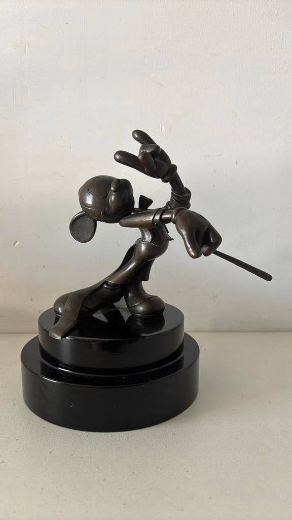 Dirigent Mickey Mouse disney beeld brons, Ophalen of Verzenden