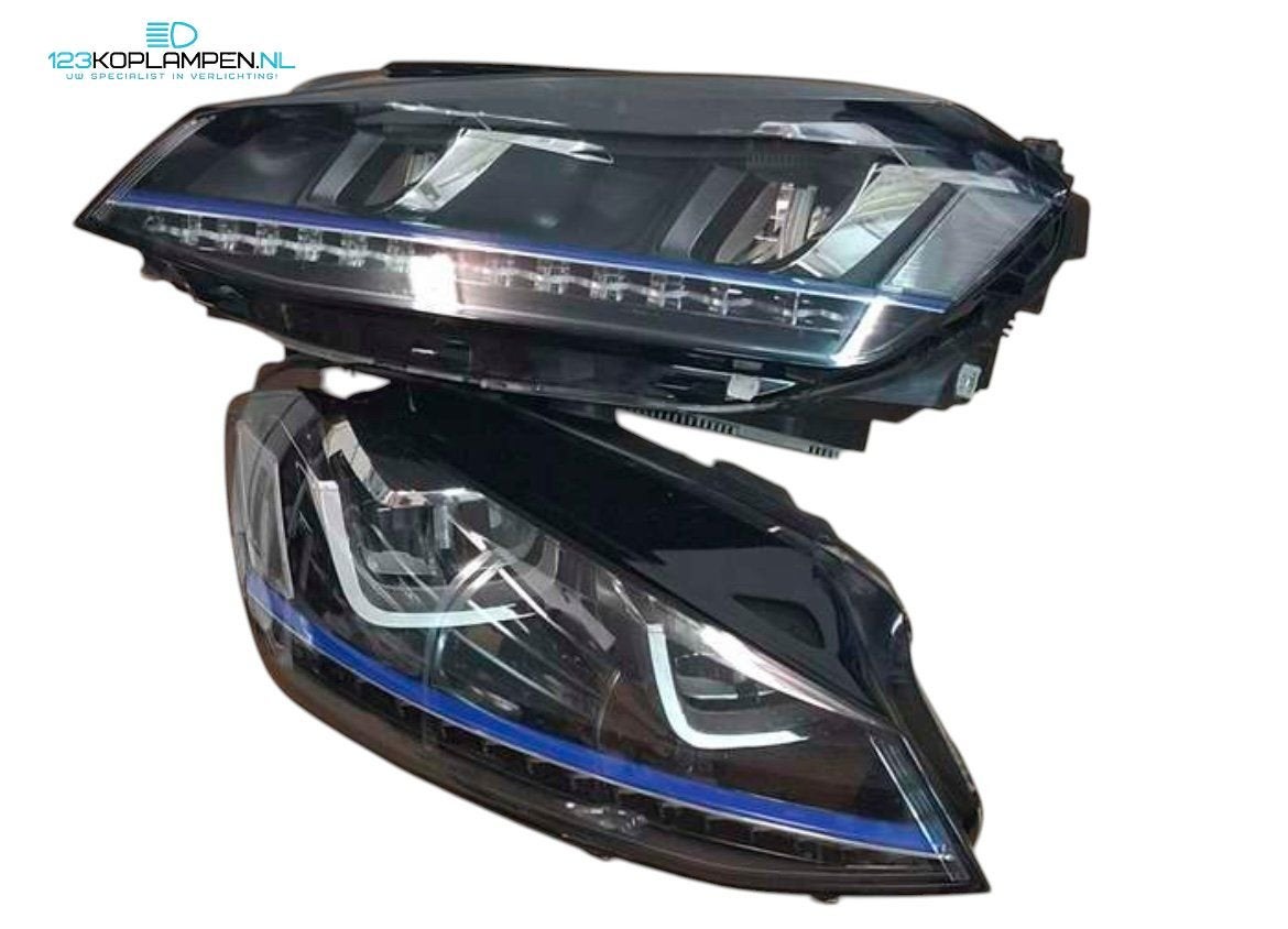 Volkswagen Golf 7 Full LED GTE Koplampen 5GE941035 / 5GE9410, Gebruikt, -, -, Verzenden