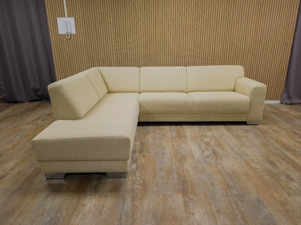 Zeer Mooi Creme Kleur Hoekbank - TOPSTAAT !!!, Huis en Inrichting, Info@banxtel.nl, Hoekbank, Hoekbank, Ophalen of Verzenden