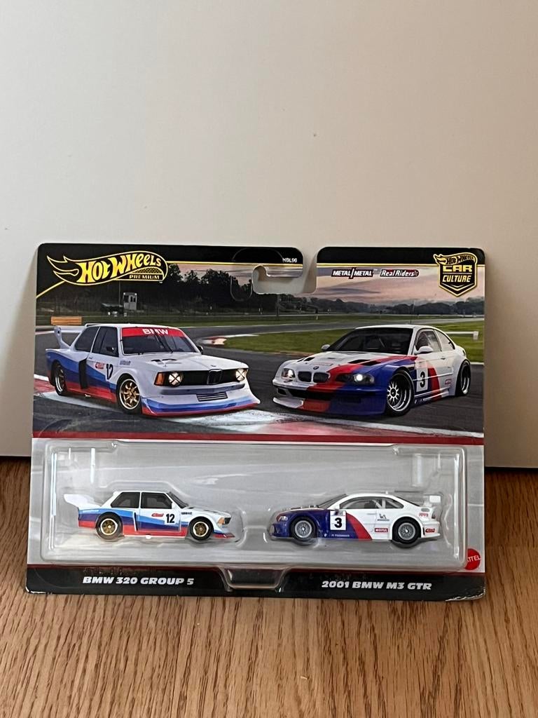 Hotwheels premium dubbel pack bmw 2024, Verzenden, Nieuw, Auto
