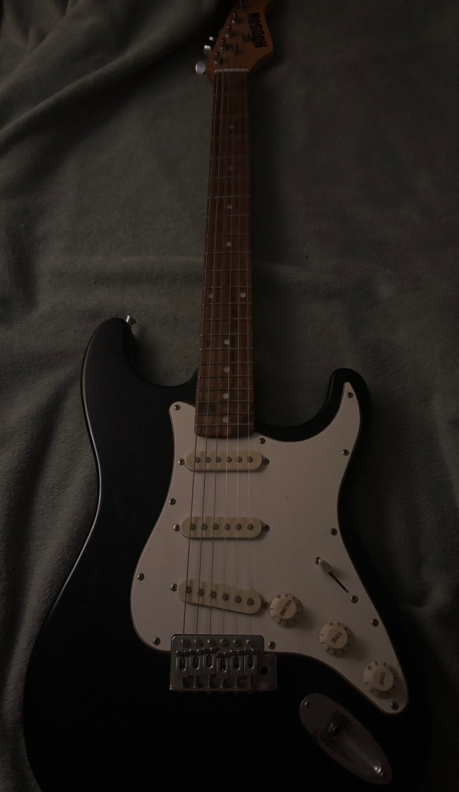 Hudson stratocaster sss, Ophalen of Verzenden, Gebruikt, Solid body, Overige merken