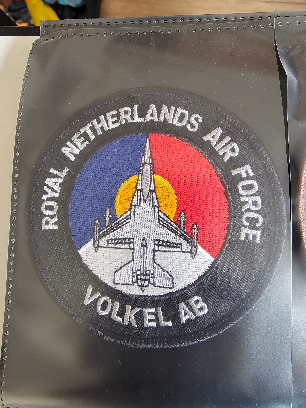 F16 Volkel patch, Ophalen of Verzenden, Zo goed als nieuw, Patch, Badge of Embleem