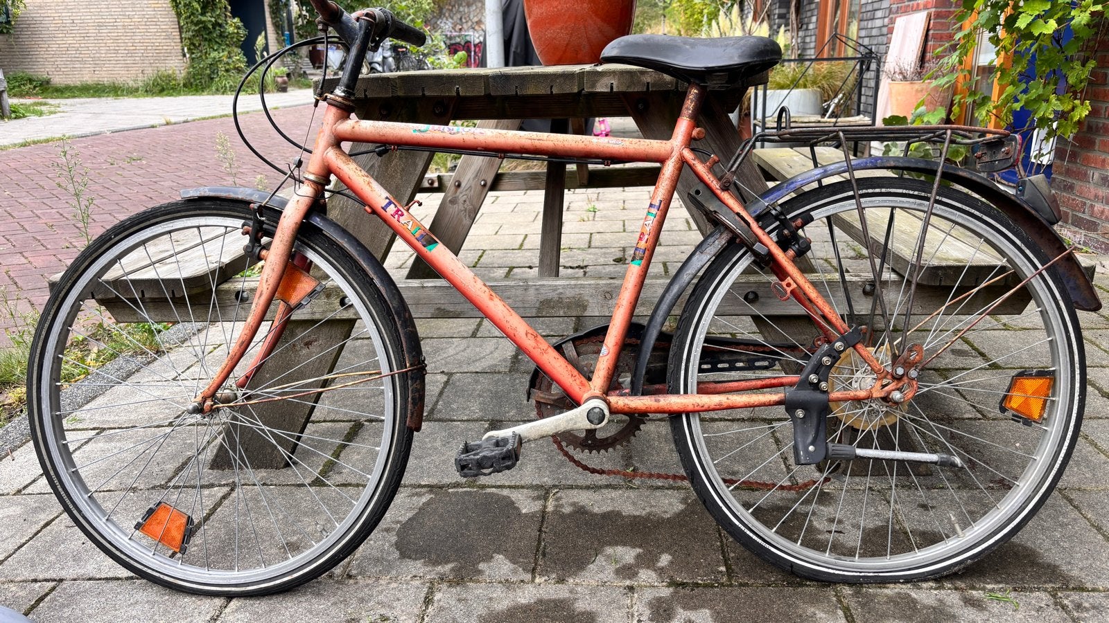 Opknapper - kinderfiets 24 inch - Trail Junior, Ophalen, Gebruikt, Velgrem, 20 inch of meer