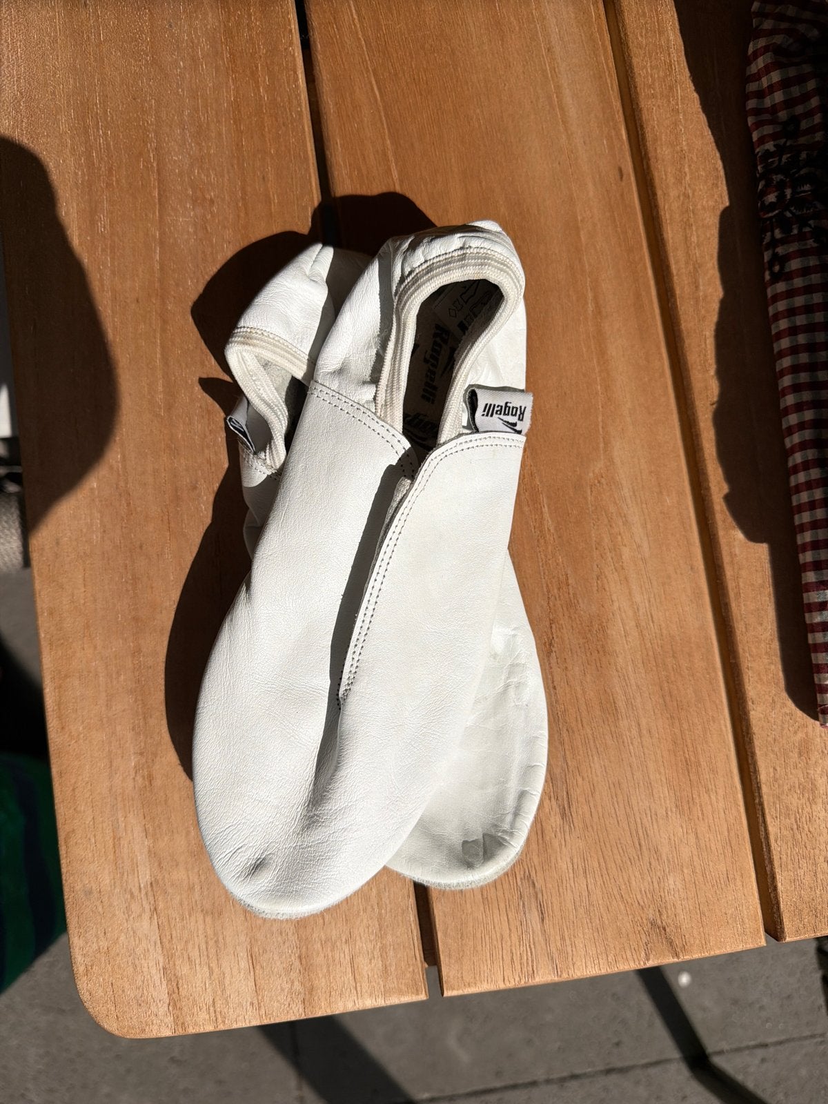Witte Rogelli turnschoenen/balletschoenen maat 36, Ophalen of Verzenden, Gebruikt, Schoenen