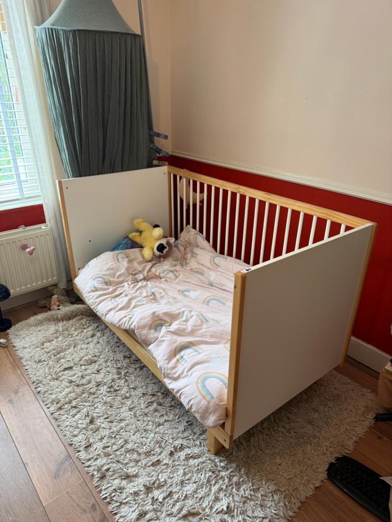 Petite Amelie meegroeiledikant, Ophalen, Gebruikt, 70 tot 85 cm, 140 tot 160 cm