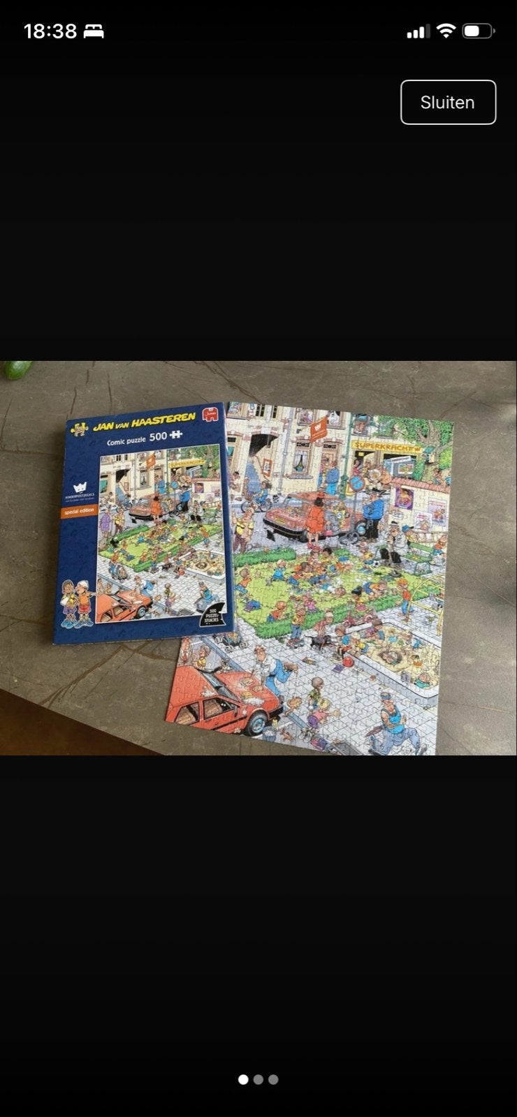 Jan van Haasteren Kinderpostzegels Special Edition 500, Ophalen of Verzenden, Minder dan 500 stukjes, Zo goed als nieuw, Legpuzzel