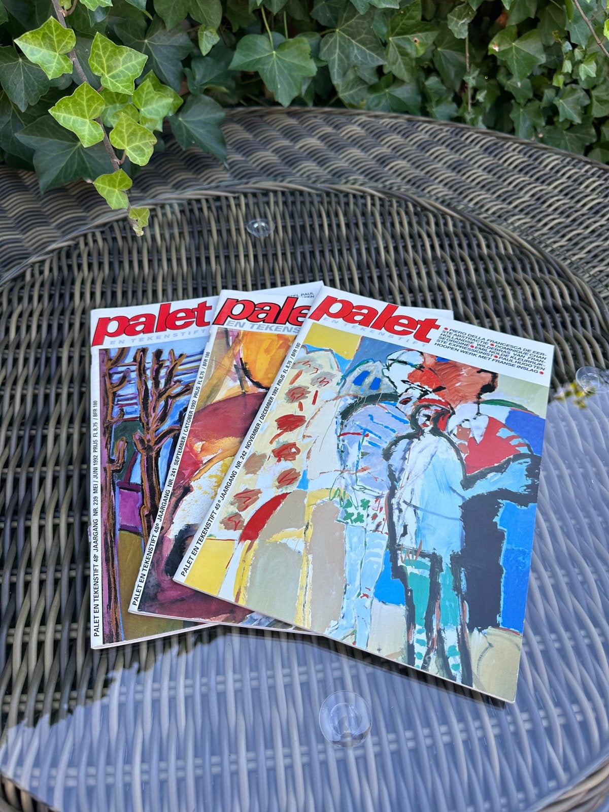 Palet en Tekenstift - 3 nummers uit 1992, Ophalen of Verzenden, Gelezen, Overige typen