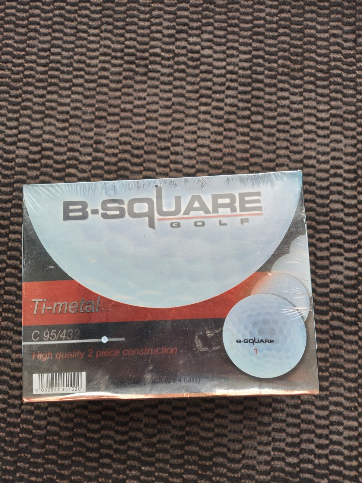 B-SQUARE Golf Ti-metal golfballen - 24 stuks, Sport en Fitness, Golf, Ophalen of Verzenden, Nieuw, Bal(len), Overige merken