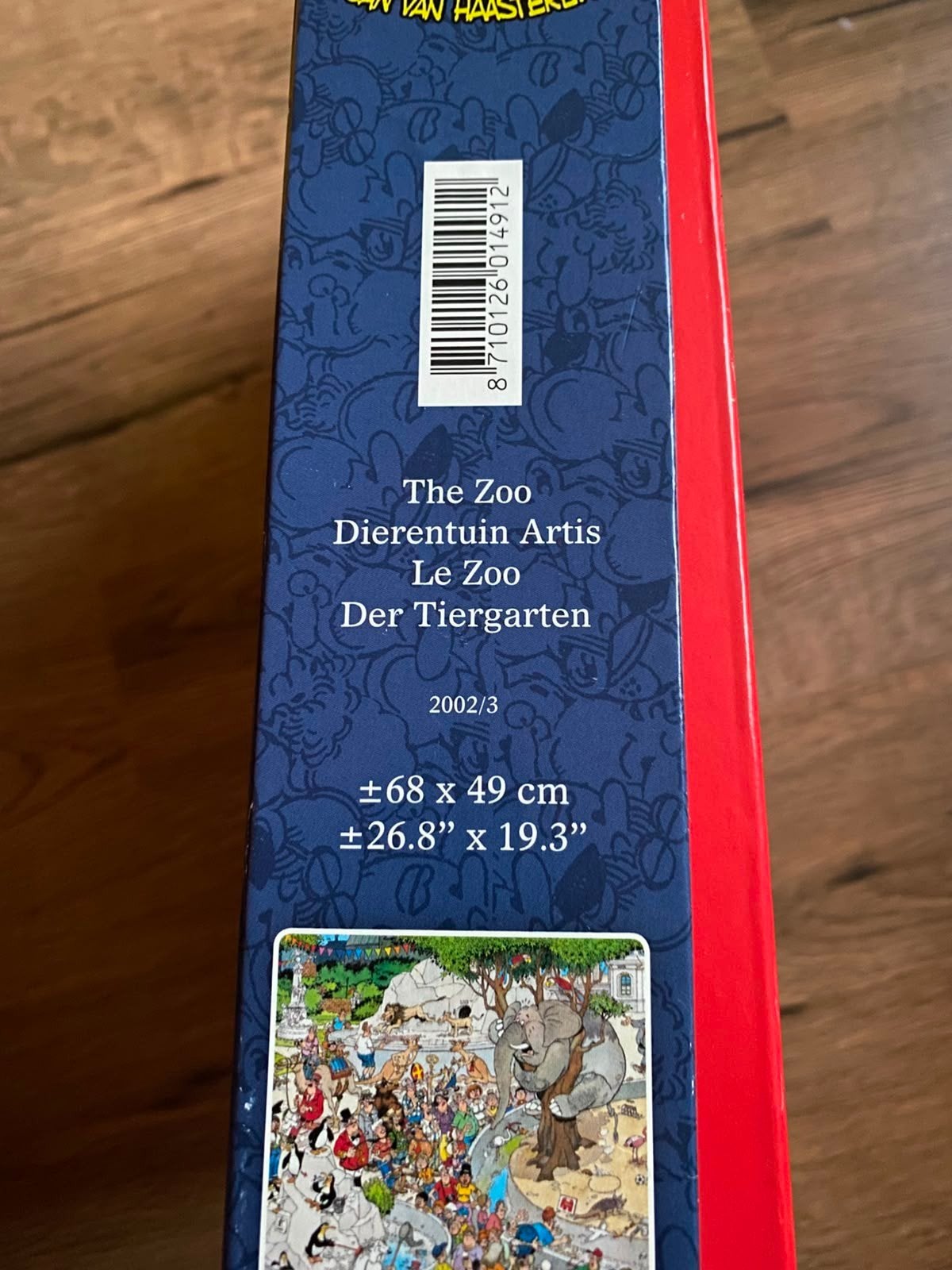 Jan van Haasteren Puzzel - De Dierentuin - (1000 stukjes), Ophalen of Verzenden, 500 t/m 1500 stukjes, Zo goed als nieuw