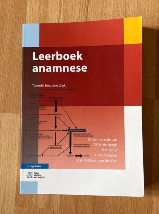 Leerboek Anamnese - Tweede, herziene druk, Boeken, Ophalen of Verzenden, Beta, Nieuw, HBO