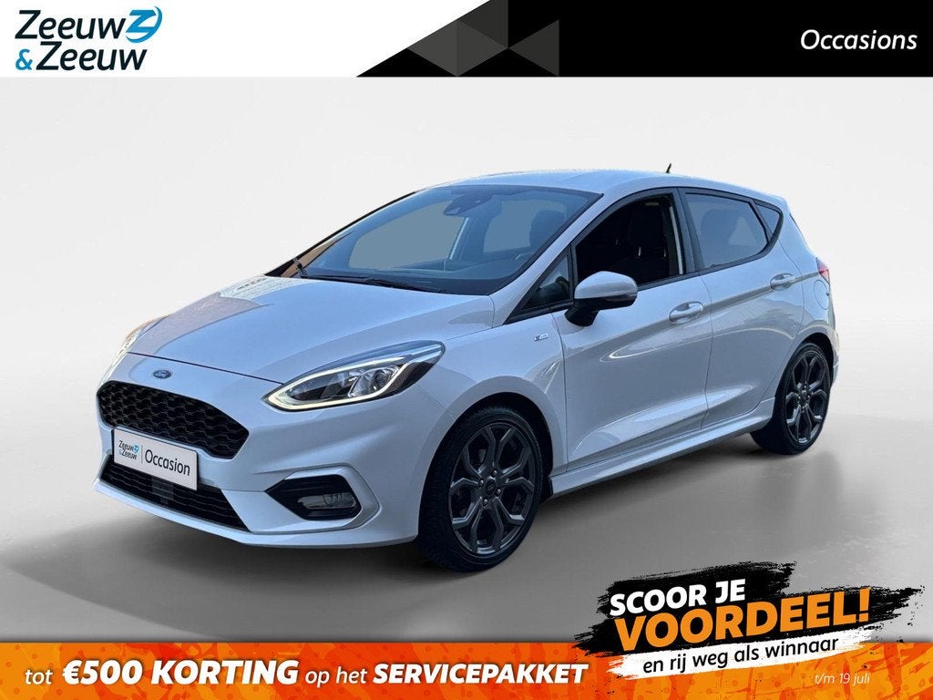 Ford Fiesta 1.0 EcoBoost ST-Line | Trekhaak | Stoel/Stuur/Vo, Voorwielaandrijving, 12 maanden, Gebruikt, Origineel Nederlands