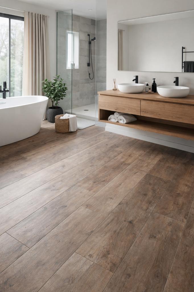 houtlook vloertegels, Ophalen, 60 cm of meer, Keramiek, Nieuw