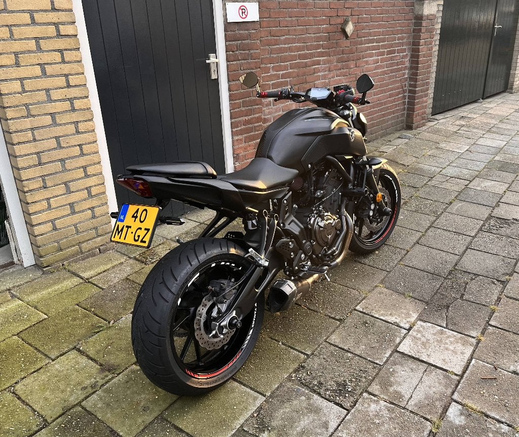 Yamaha MT-07 2018 | 7512 km | MIVV | Nieuwstaat | Tech Black, 2 cilinders, Motorrijbewijs A, Gebruikt, Particulier