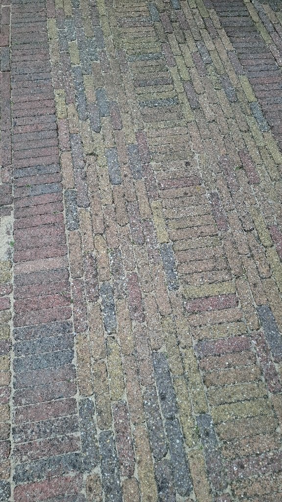Straat klinkers (circa 17.5 m2), Ophalen, Gebruikt, Klinkers, 10 m² of meer