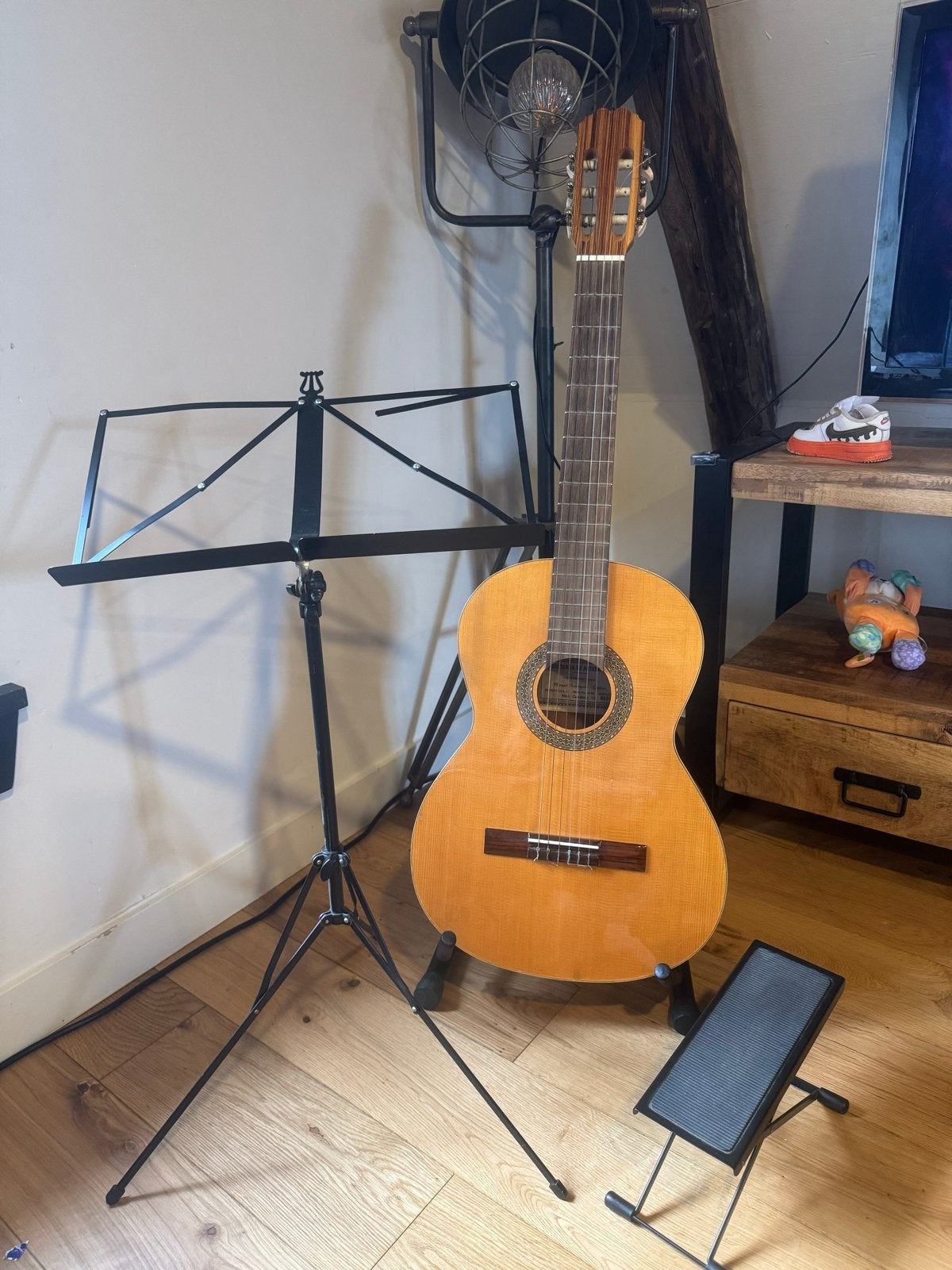 Manuel Rodriguez Klassieke Gitaar met accessoires, Ophalen, Zo goed als nieuw, Klassieke of Spaanse gitaar, Met koffer