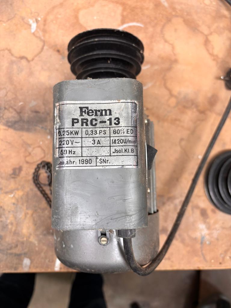 Ferm kolomboor motor., Ophalen, Zo goed als nieuw, Elektromotor, Minder dan 1400 rpm