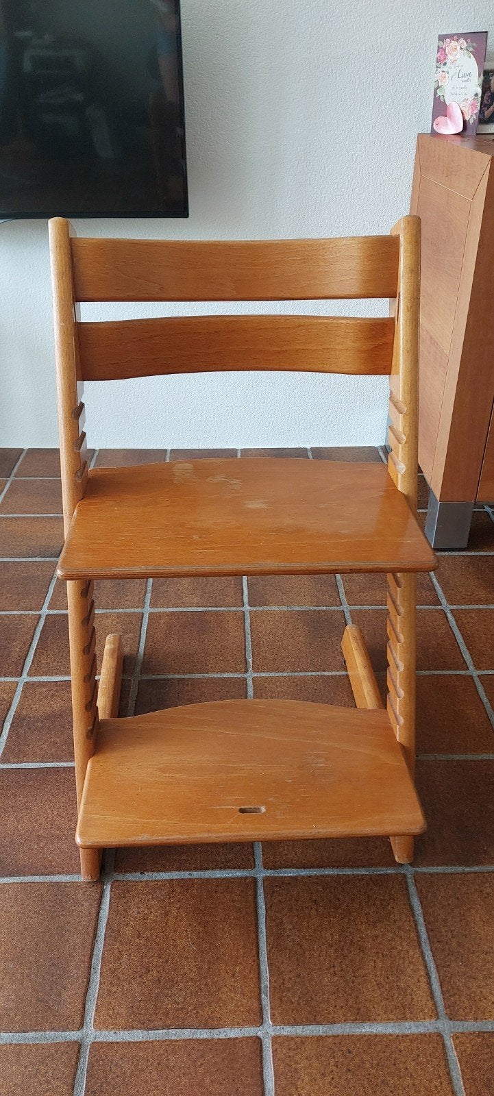 stokke trip trap stoel, Kinderen en Baby's, Kinderstoelen, Ophalen, Gebruikt, Meegroeistoel