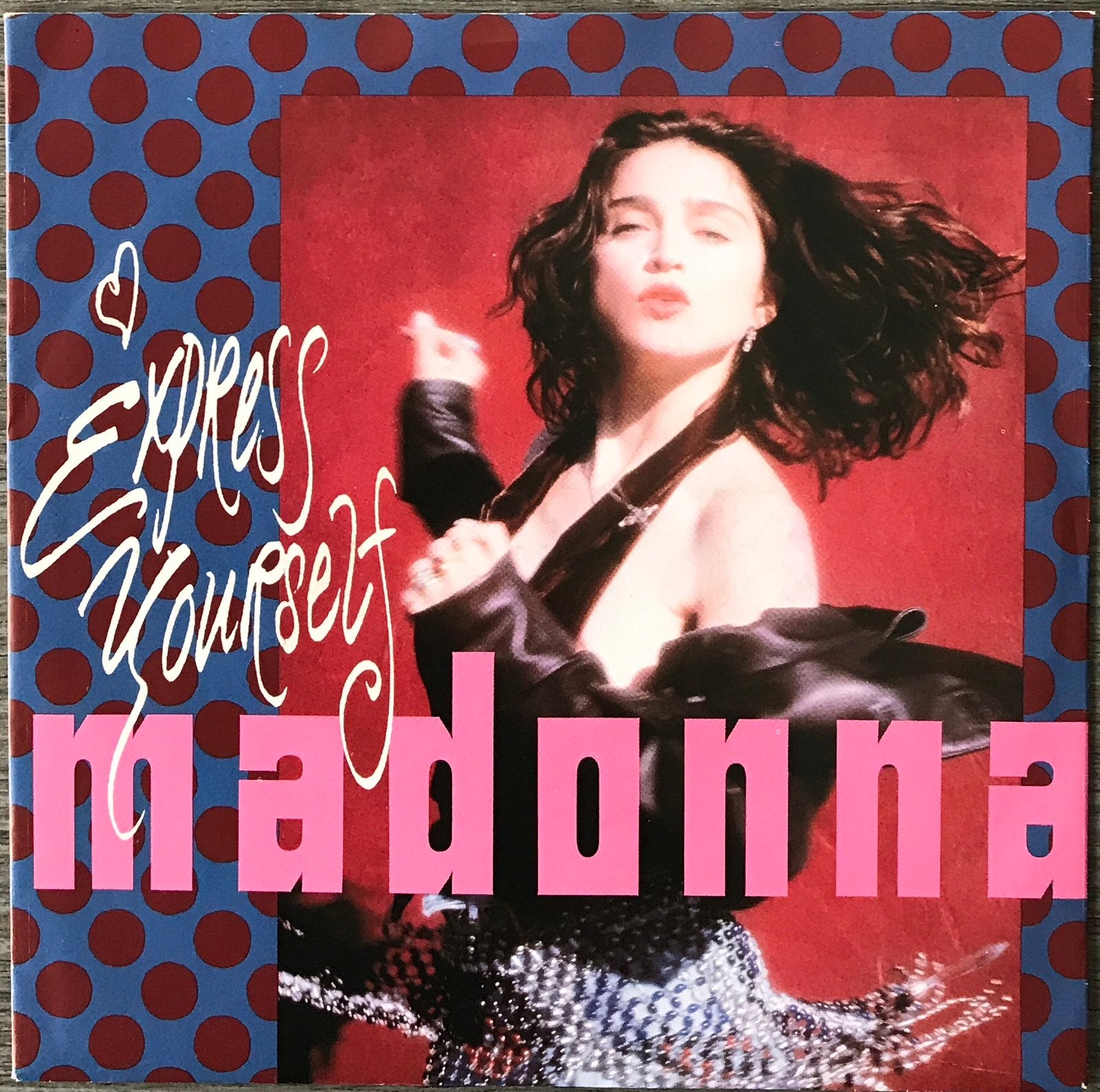 Madonna - Express yourself (labelverschil) ALS NIEUW, Verzenden, Zo goed als nieuw, 7 inch